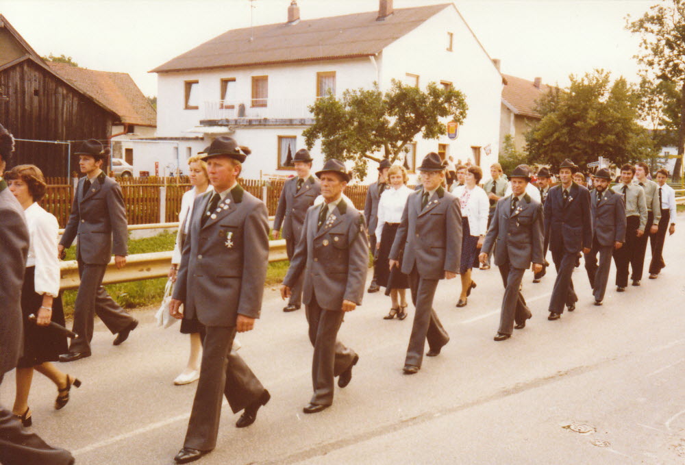 1978 Fahnenweihe in Obertraubling