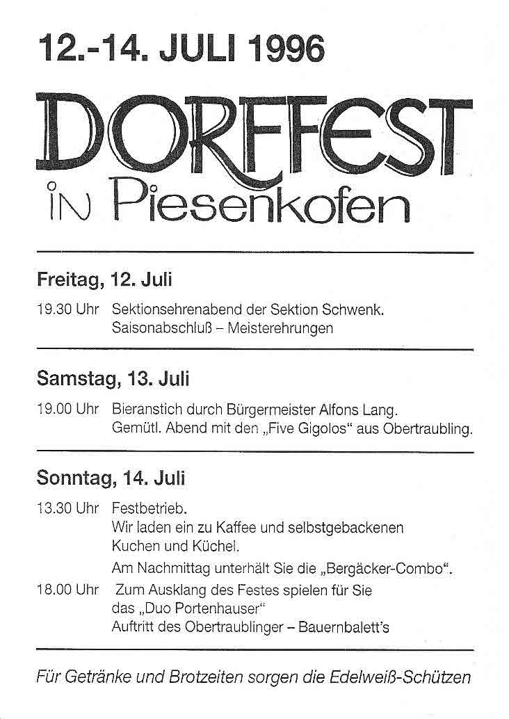 1996 Dorffest